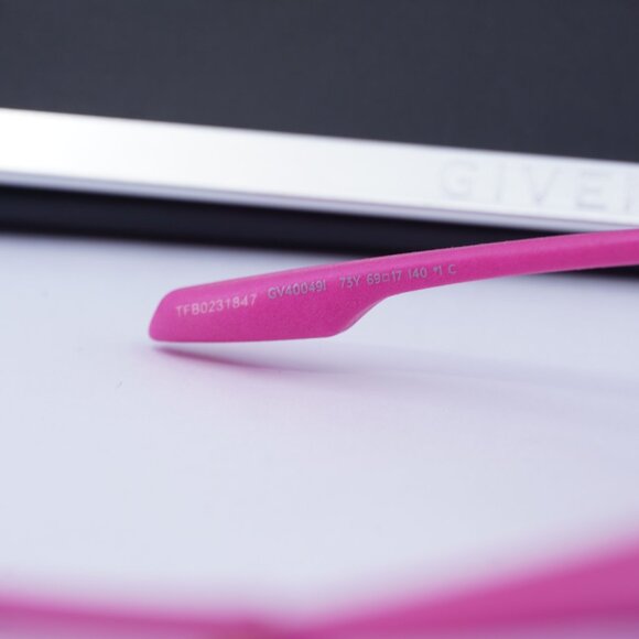 Givenchy GV40049I 73Y Geometric Sunglasses - Pink - Picture 7 of 9